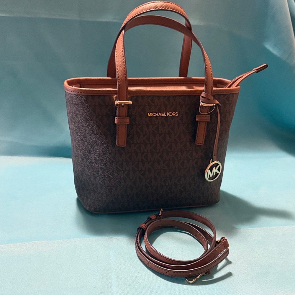Michael Kors Dark Brown Signature Tote